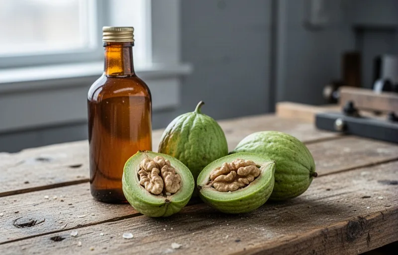 Guide to green walnuts: husk harvesting and macerate preparation